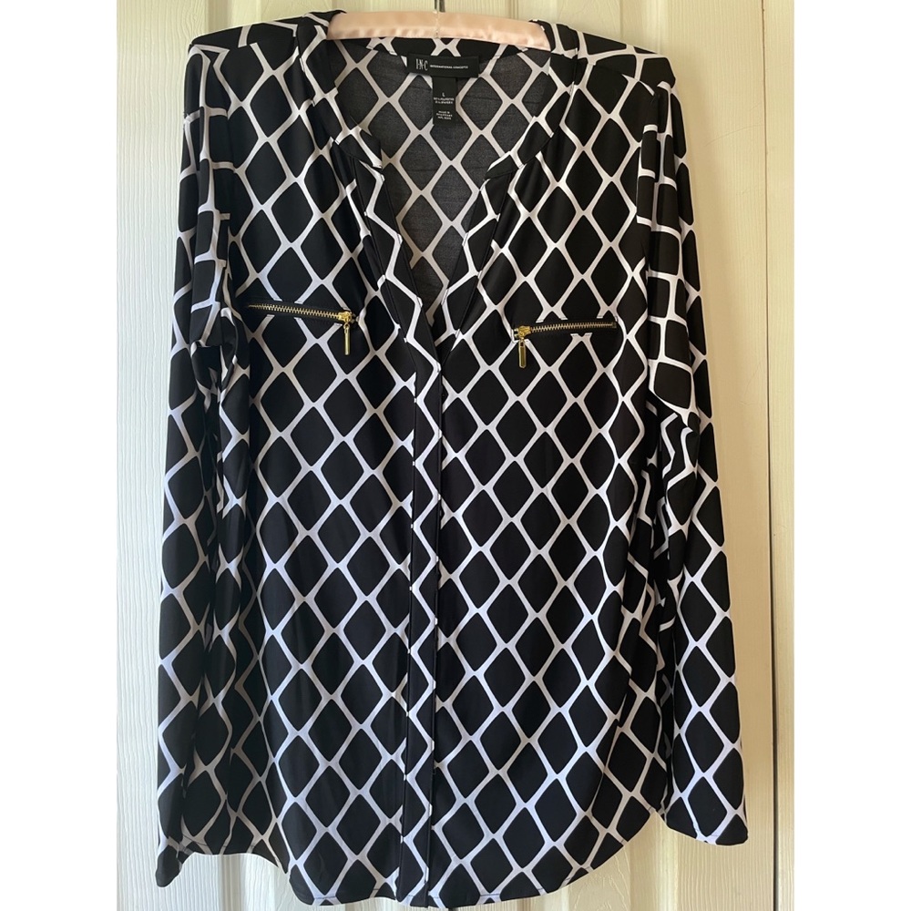 INC International Concepts long sleeve top